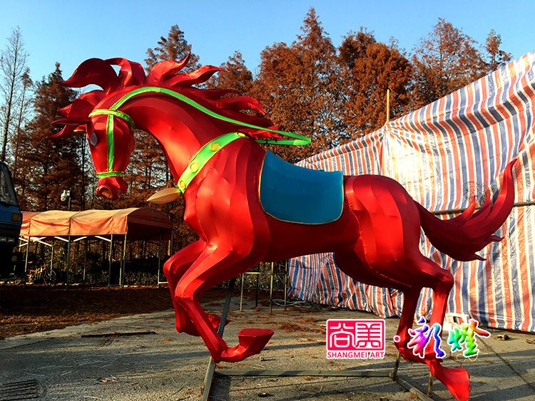 精品立體造型馬彩燈 花燈